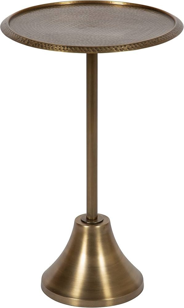 Kate and Laurel Sanzo Modern Round Pedestal Side Table, 15 x 15 x 24, Gold, Decorative End Table ... | Amazon (US)