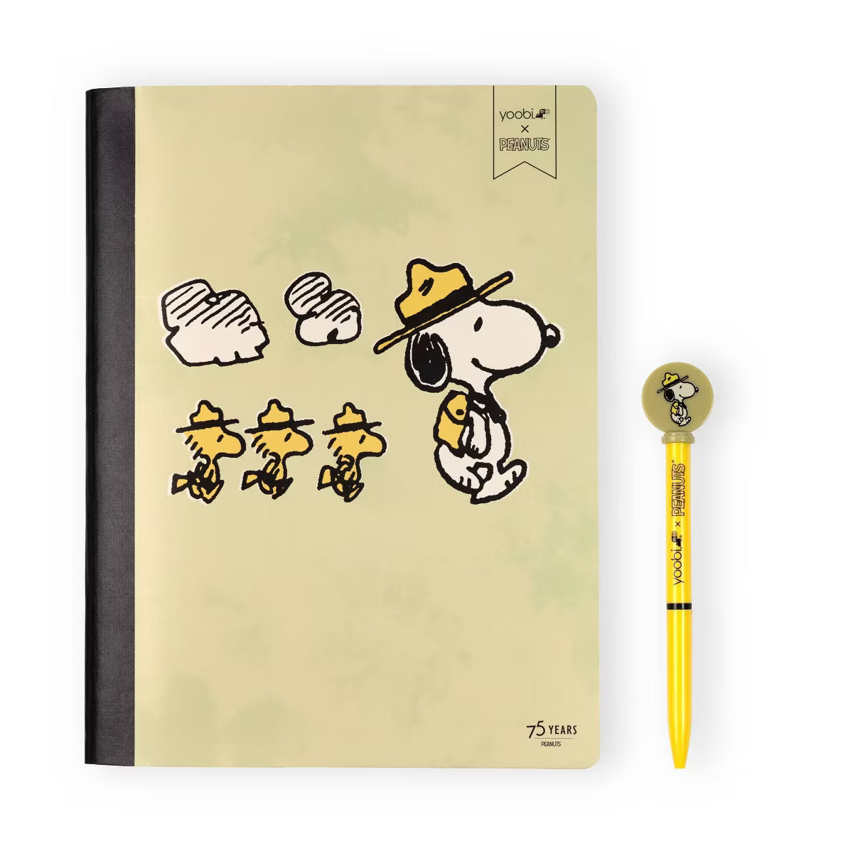 Yoobi 7.5"x9.75" Peanuts Composition Books Wide Ruled with Pen Beagle Scouts | Target