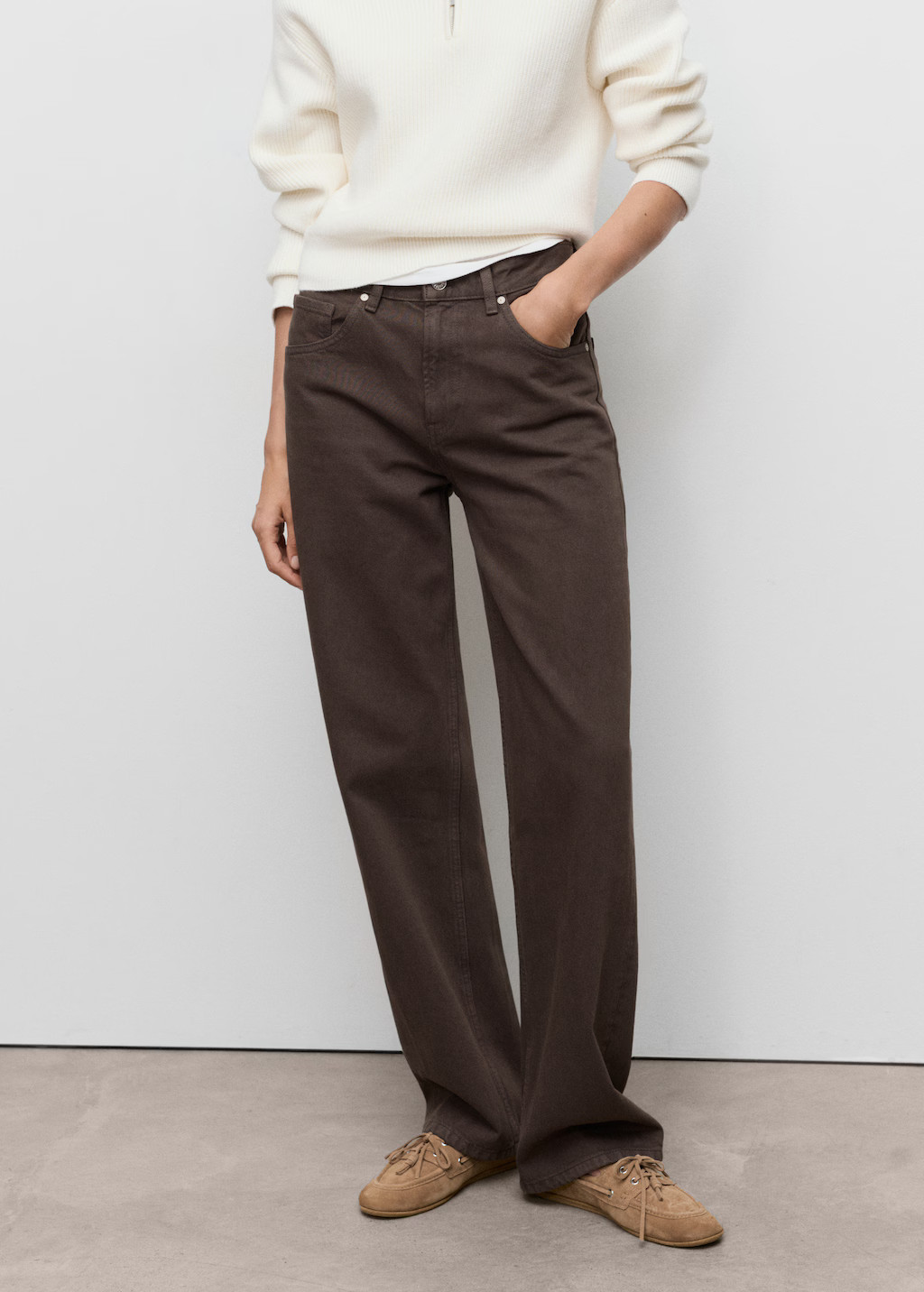 Miami medium-rise straight-fit jeans | Mango (US/MX/AU)