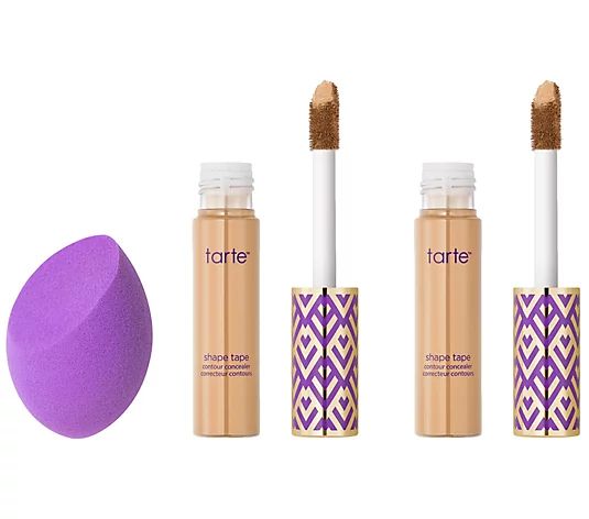 tarte Shape Tape Concealer Duo with Sponge - QVC.com | QVC