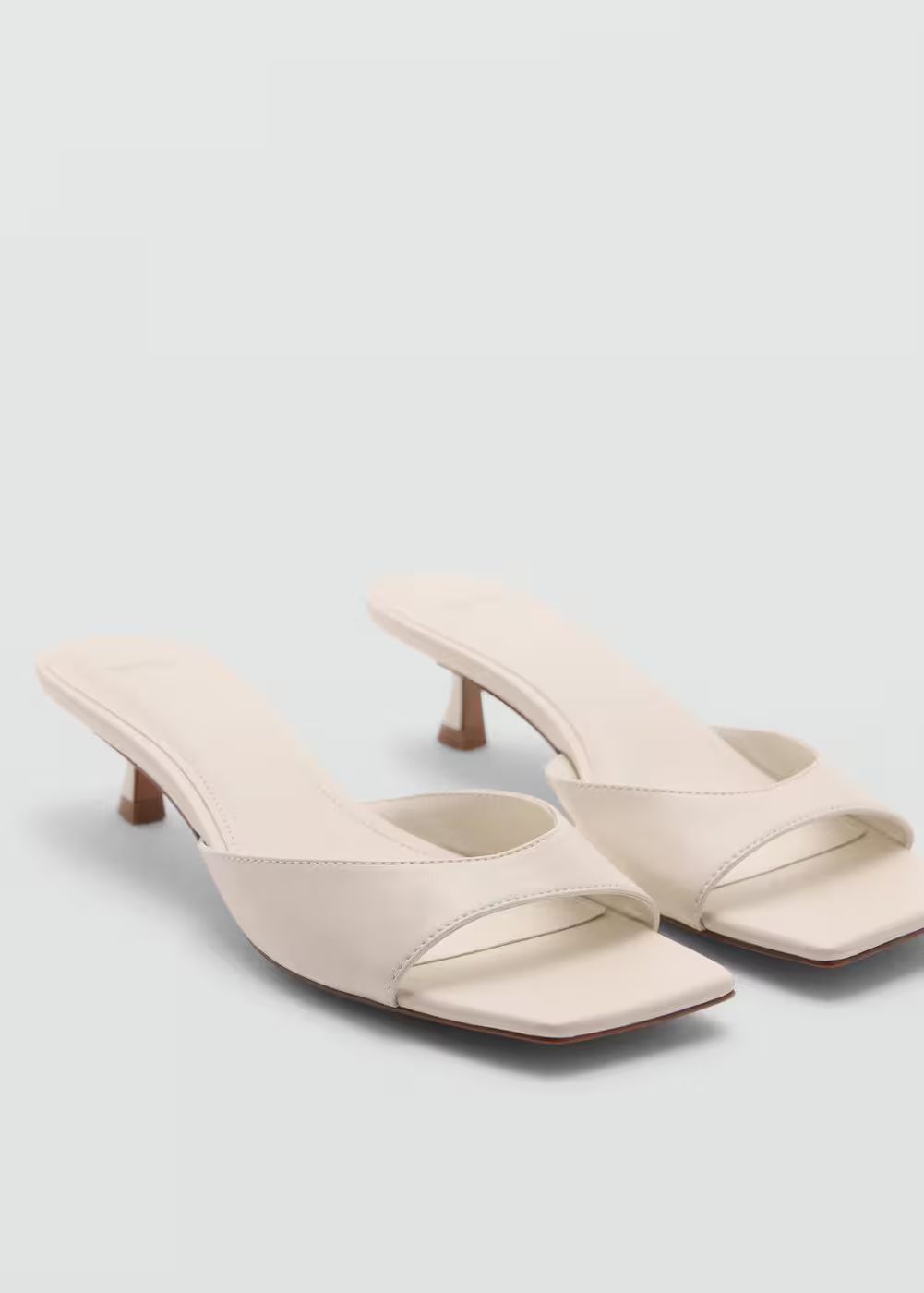 Heel non-structured sandals -  Women | Mango USA | MANGO (US)