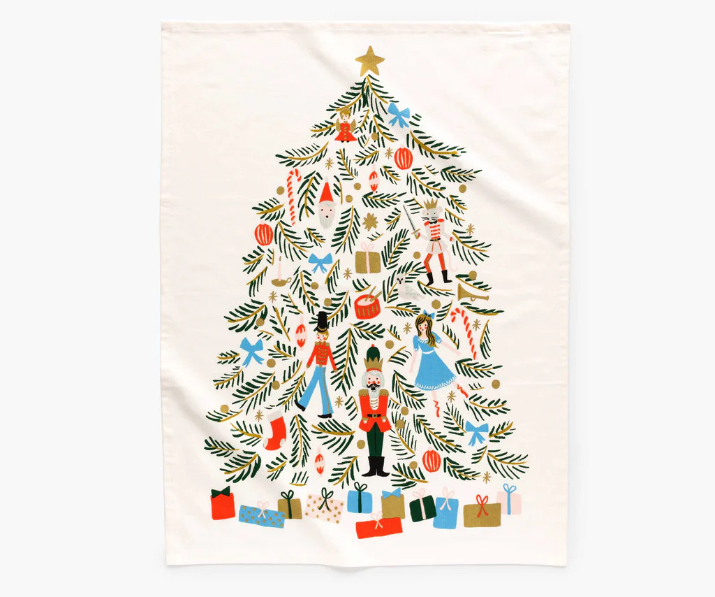 Holiday Tea Towel - Christmas Tree | Rifle Paper Co.