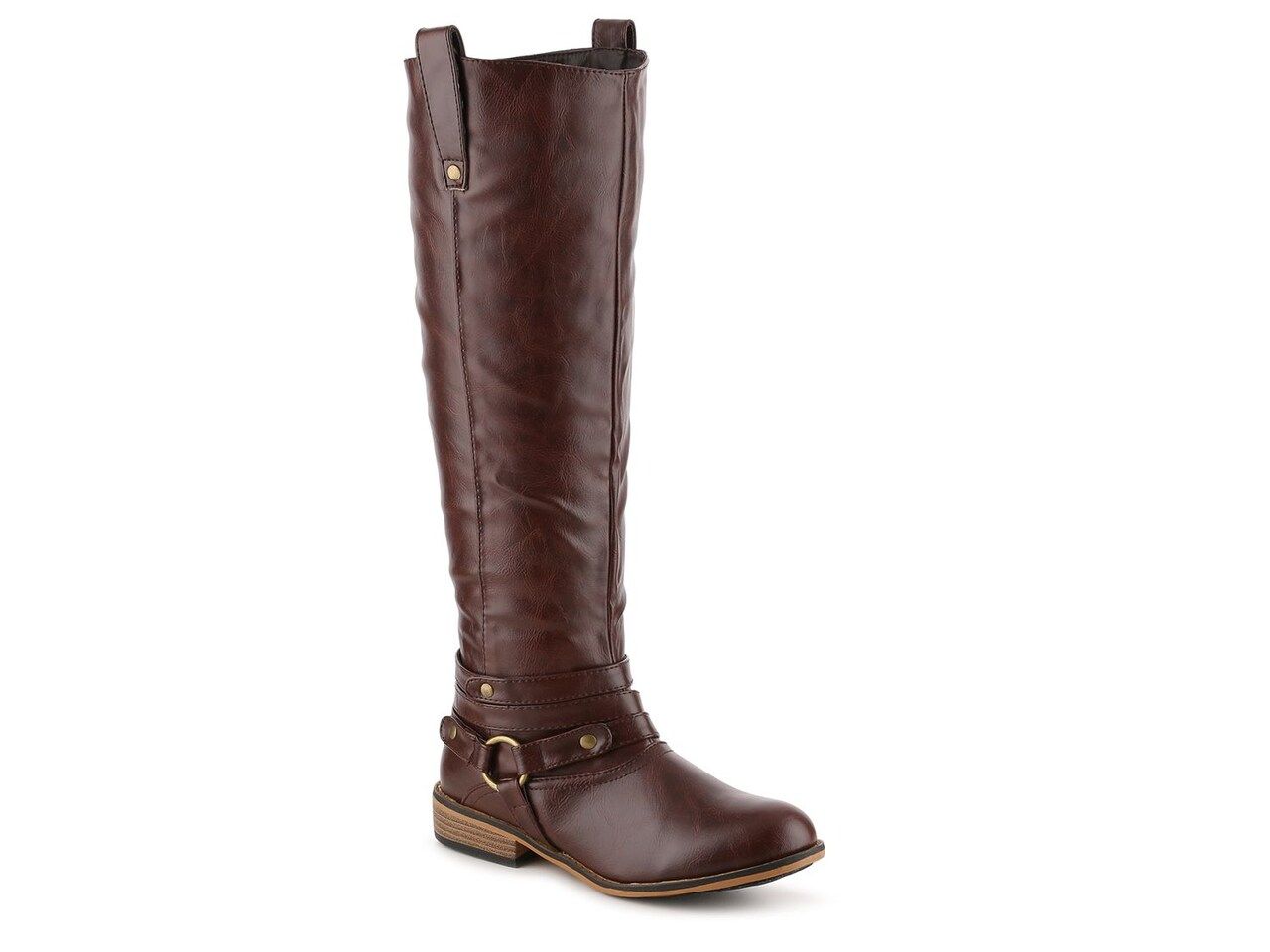 Journee Collection Walla Extra Wide Calf Riding Boot | DSW