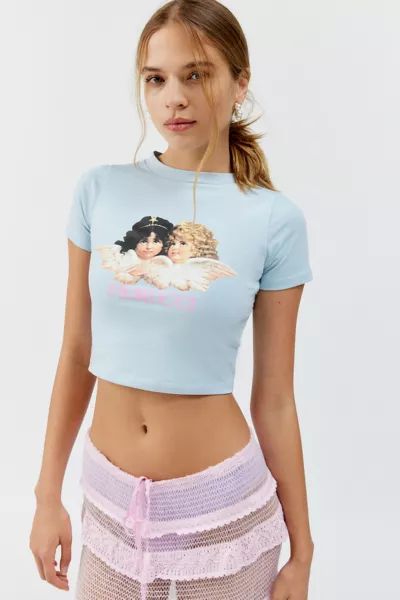 Fiorucci Angel Logo Baby Tee | Urban Outfitters (US and RoW)