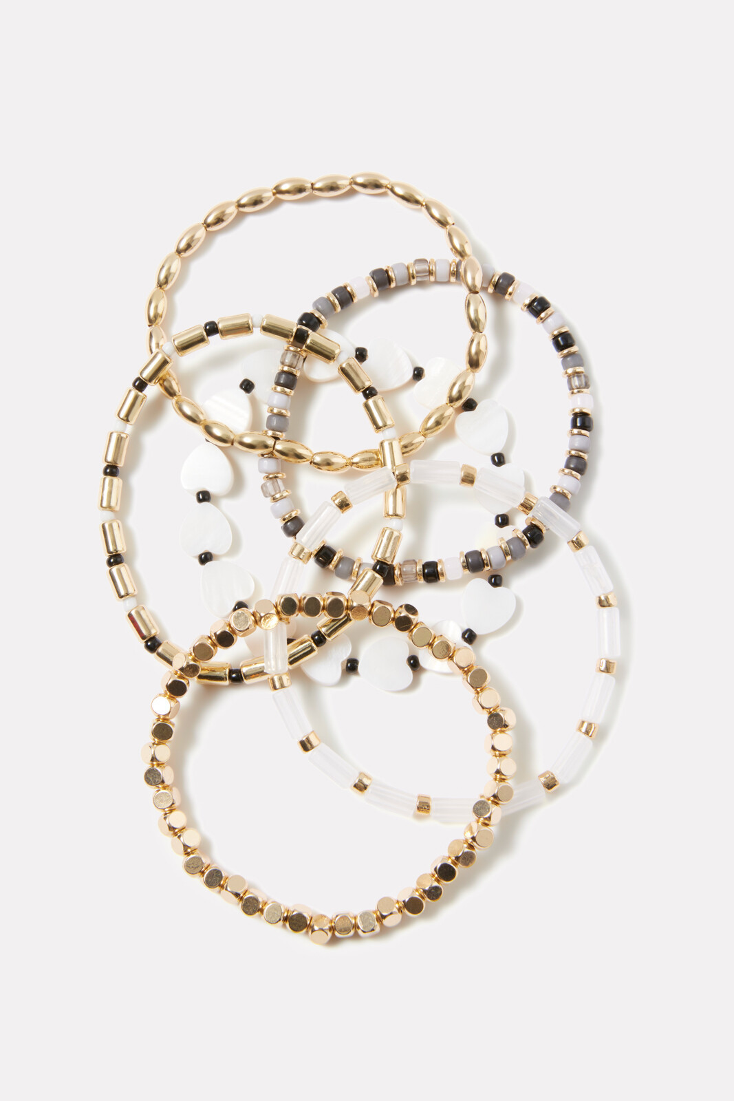 Ezra Heart Bracelet Stack | Evereve