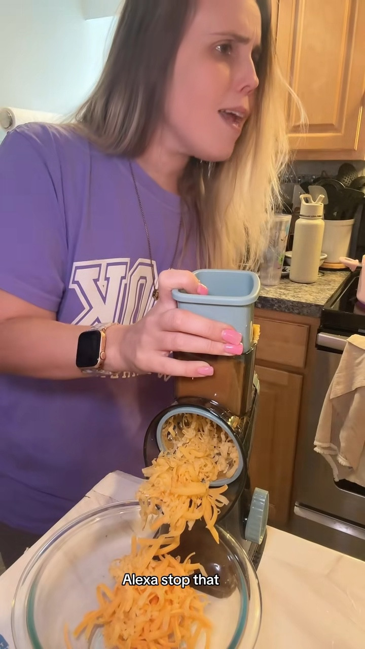 This thing is AMAZING! So inexpensive and the perfect kitchen tool. I actually got a 2nd one from another shop because both of my kids love to help grate the cheese with this. It’s an absolute kitchen staple 

#LTKFindsUnder50 #LTKFamily #LTKHome