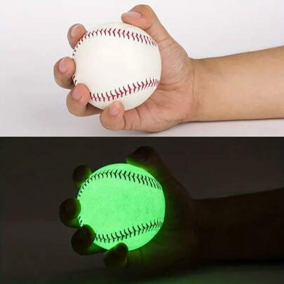 High Visibility Glow In The Dark Baseball, Suitable For Outdoor Night Sports, Glowing Baseball In The Dark, Perfect Baseball Gift For Adults And Fans, | SHEIN
