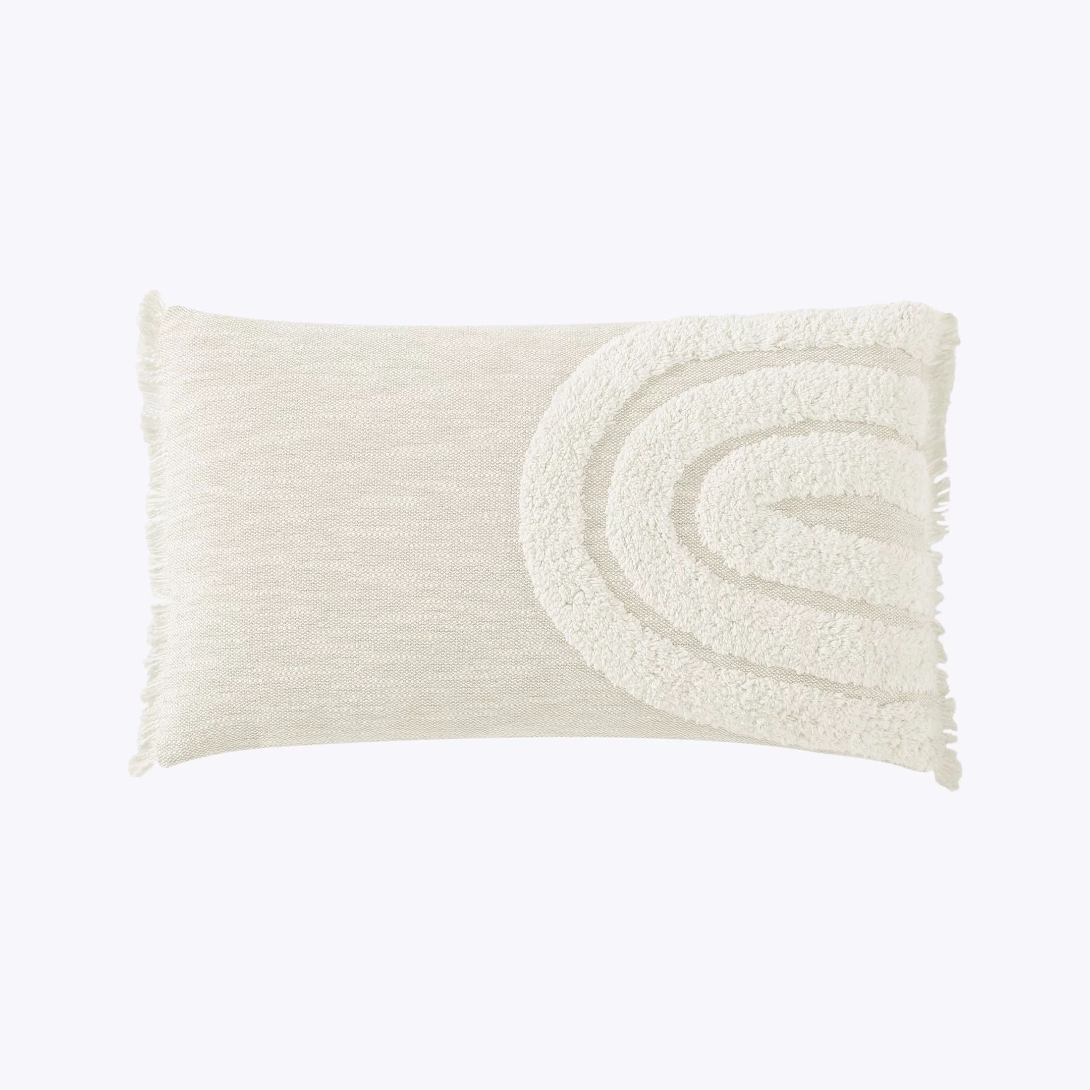 Better Homes & Gardens, Ivory Arches Decorative Pillow, Oblong, 14"x24", Vanilla Dream, 1 Piece | Walmart (US)