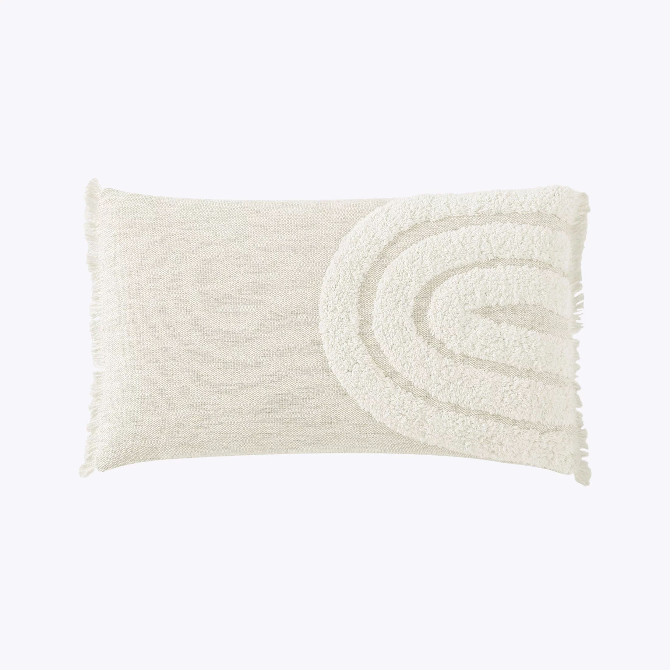 Better Homes & Gardens, Ivory Arches Decorative Pillow, Oblong, 14" x 24", 1 Piece | Walmart (US)