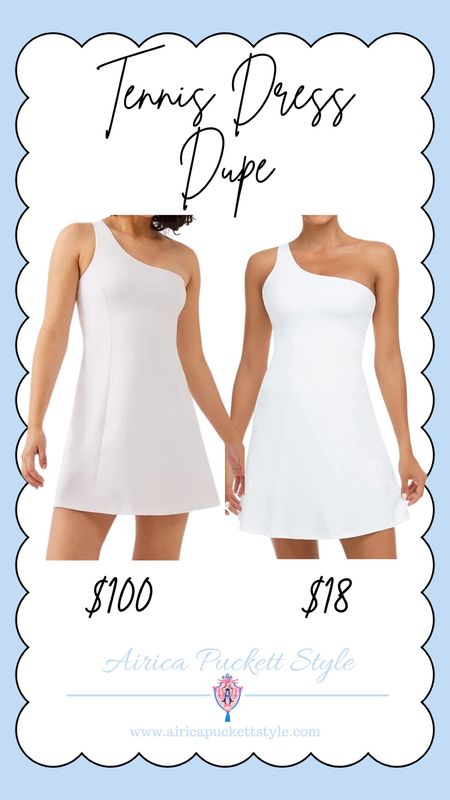 One shoulder tennis dress dupe

Women’s athleisure - tennis outfits - dresses - white dress - Amazon finds - Outdoor Voices 

#LTKFind #LTKunder50 #LTKfit