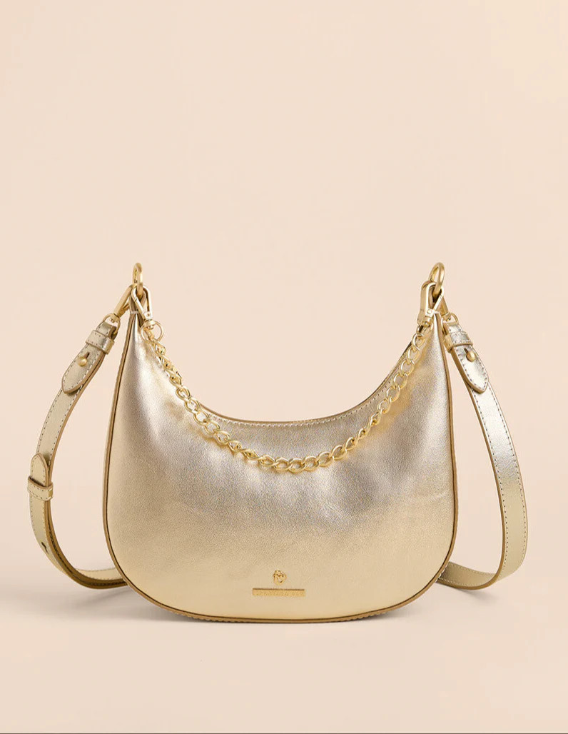Sinclair Shoulder Bag Matte Gold | Spartina 449
