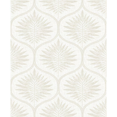 A-Street Prints Laurel Bone Ogee Wallpaper | Lowe's