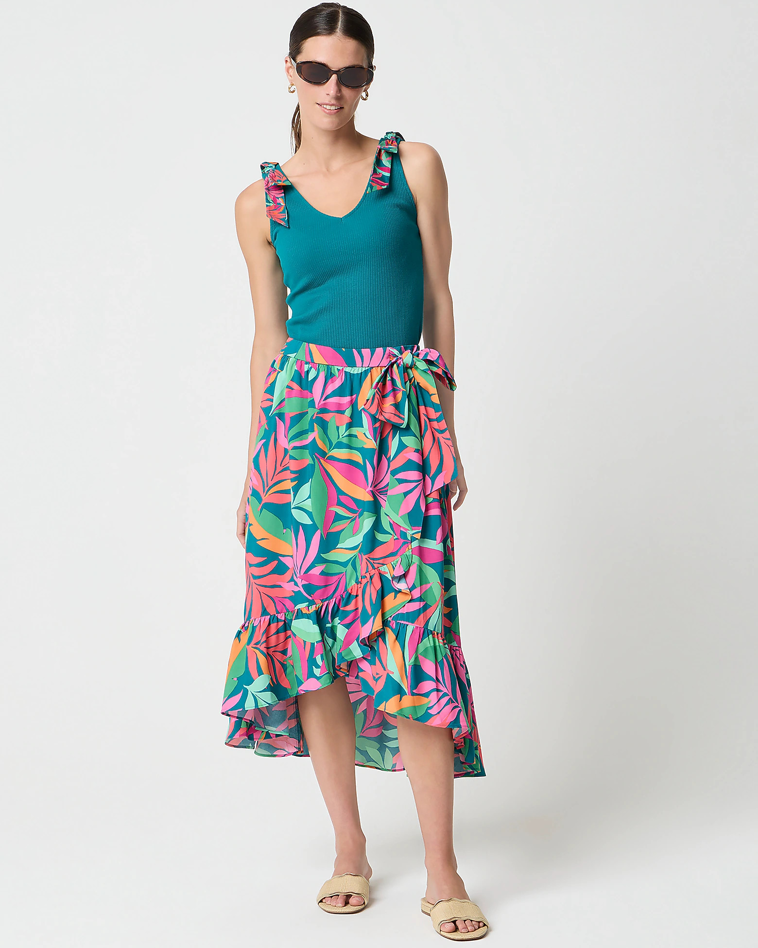 Midi wrap skirt | J.Crew Factory