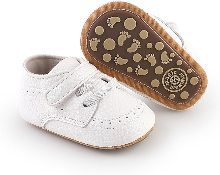 RVROVIC Baby Boys Girls Anti-Slip Sneakers Soft Ankle Boots Toddler First Walkers Newborn Crib Sh... | Amazon (US)