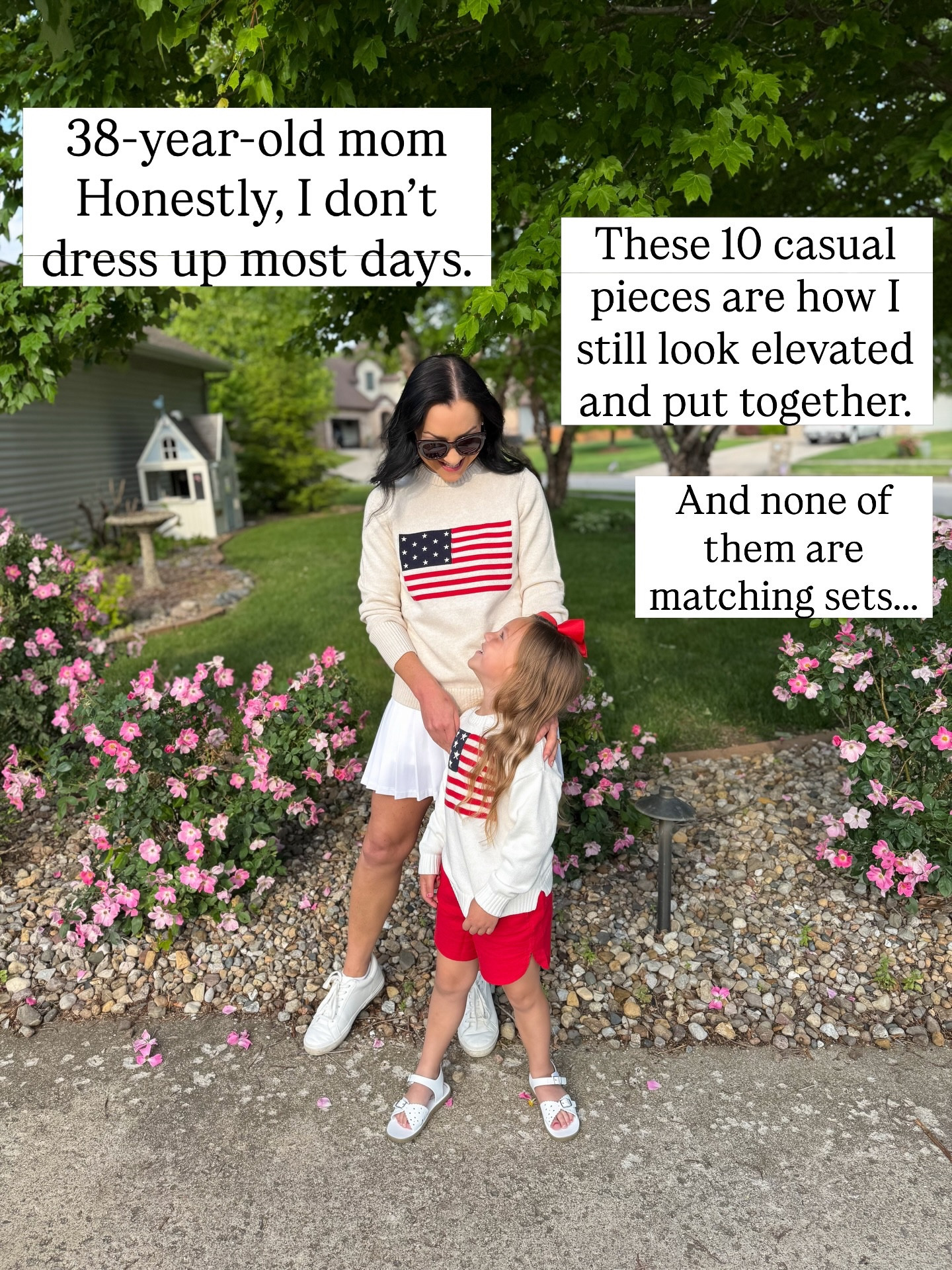 Casual, but make it elevated👏 Follow @megmason_creative for daily outfit ideas!

Don’t get me wrong, I love dressing up. But as a mom working from home, I’m wearing casual outfits more often than not. I love finding daily styles that are comfy, but elevated and put together. These are 10 of my favorite casual staple pieces for spring🌷

Mom outfit, casual style, daily outfit, casual outfit, lands end, Jcrew, Jcrew factory, Rhone, Varley, Old Navy, flag sweater, Americana, Memorial Day weekend outfit, Target, affordable style, preppy, classic style, Tuckernuck, activewear 

#momstyle #dailyoutfit #casualstyle #casualoutfits #momoutfit

#LTKSeasonal #LTKSaleAlert #LTKootd