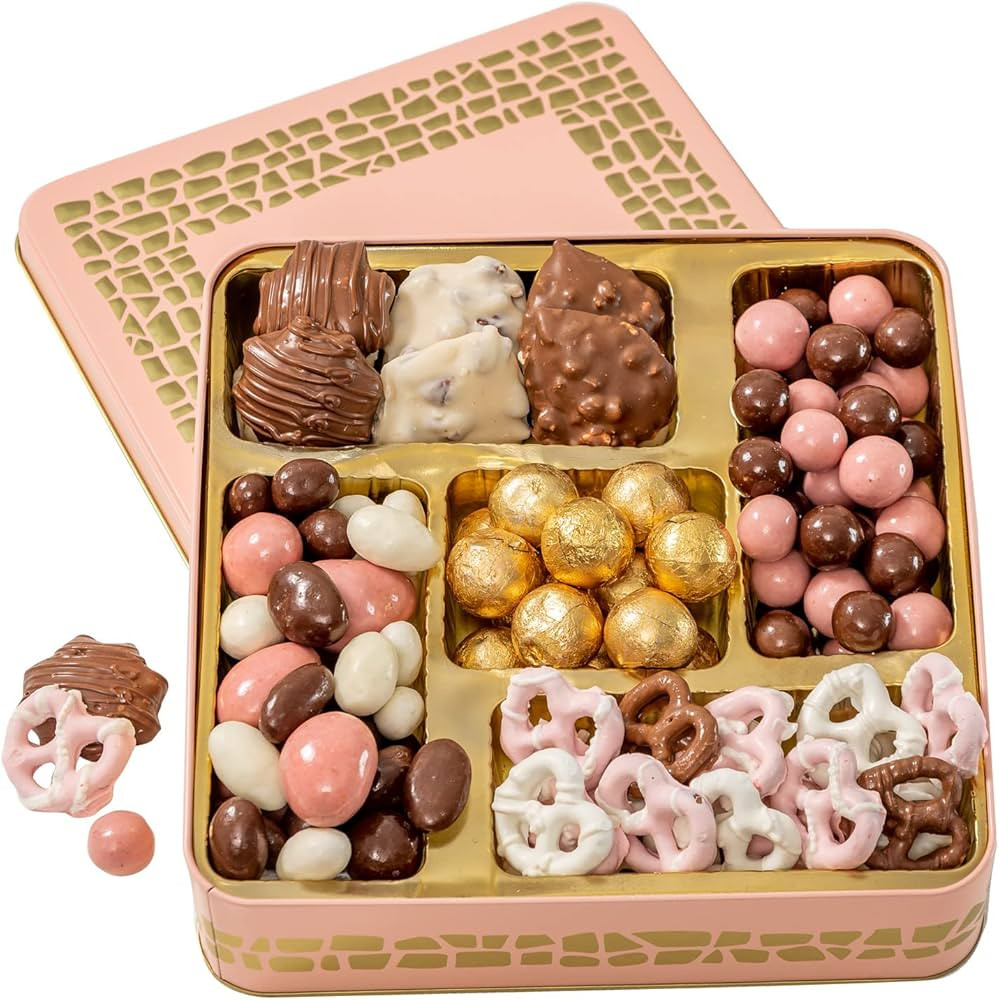 Gift Basket for Women | Chocolate Covered Snack Gift Box for Women | Prime Gift Set for Mom, Wife... | Amazon (US)