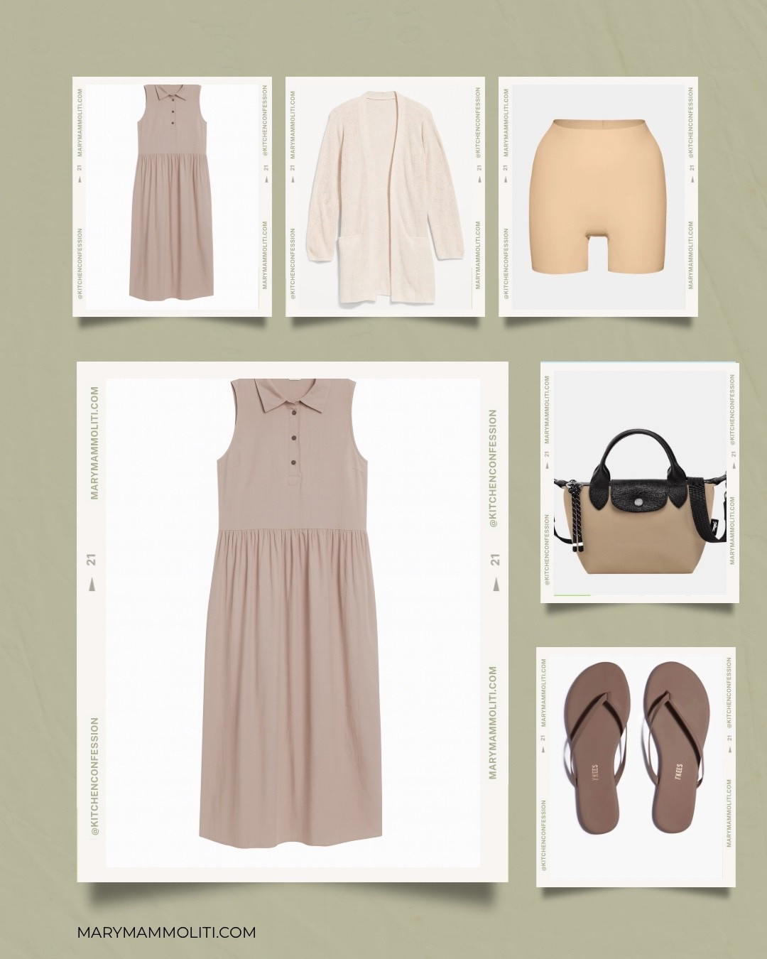 Vacation OOTD #4

Dress: it's Smash + Tess and can't link it but I've added some options. Message me for the link to the exact dress

Cardigan: L 
Colour: Chalk Heather 

Knix: XL, Shortie Thigh Saver® 4”
Colour: Dune

#LTKmidsize #LTKtravel #LTKbag