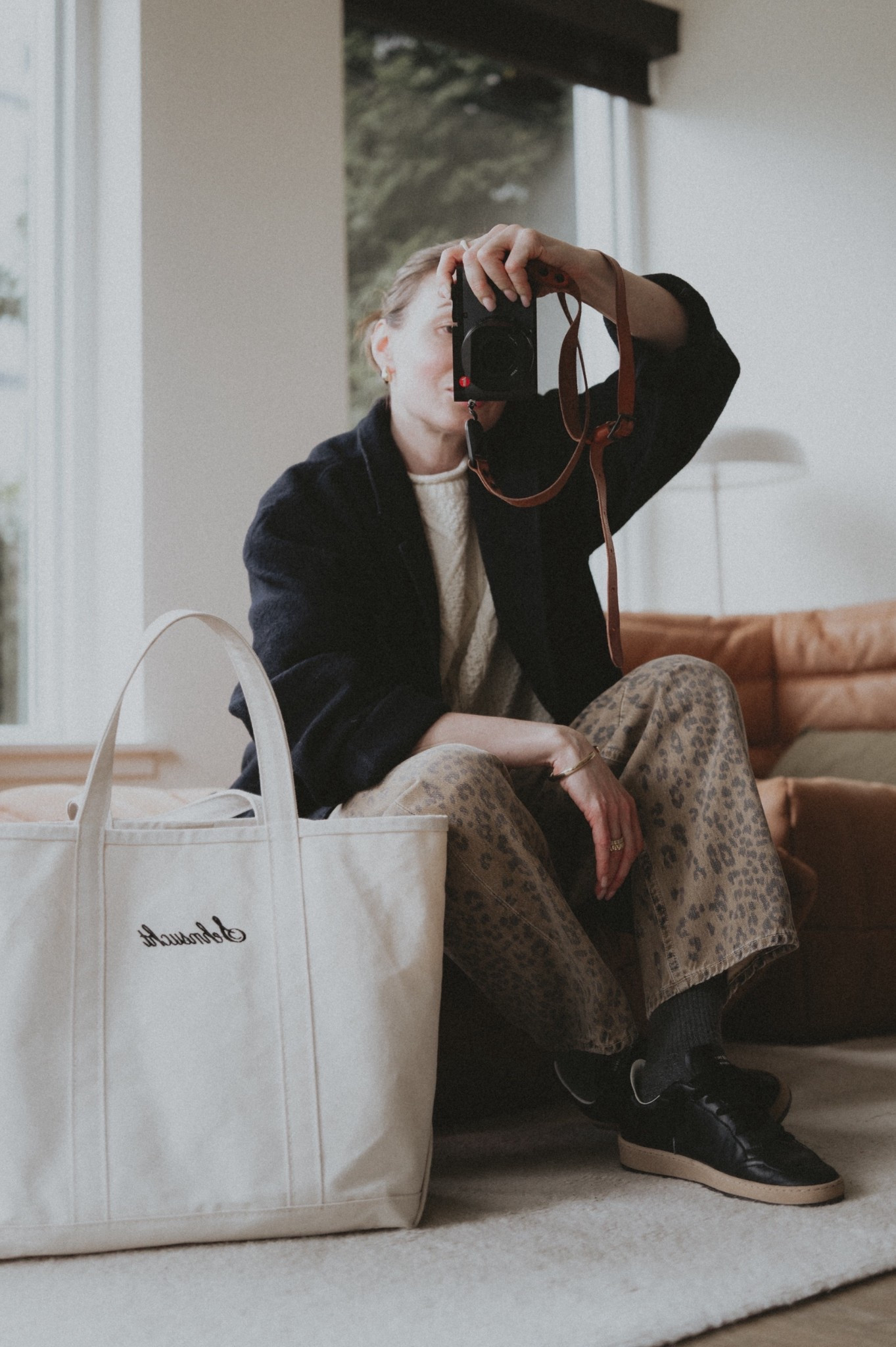OOTD: cheetah 🐆 print pants + cable knit sweater + boiled wool blazer + retro sneakers. 
Canvas bag: L.L. Bean boat & tote 
Pants: Citizens of humanity
Sweater & jacket: Buck Mason
Jewelry: Mejuri 

#LTKootd #LTKSeasonal