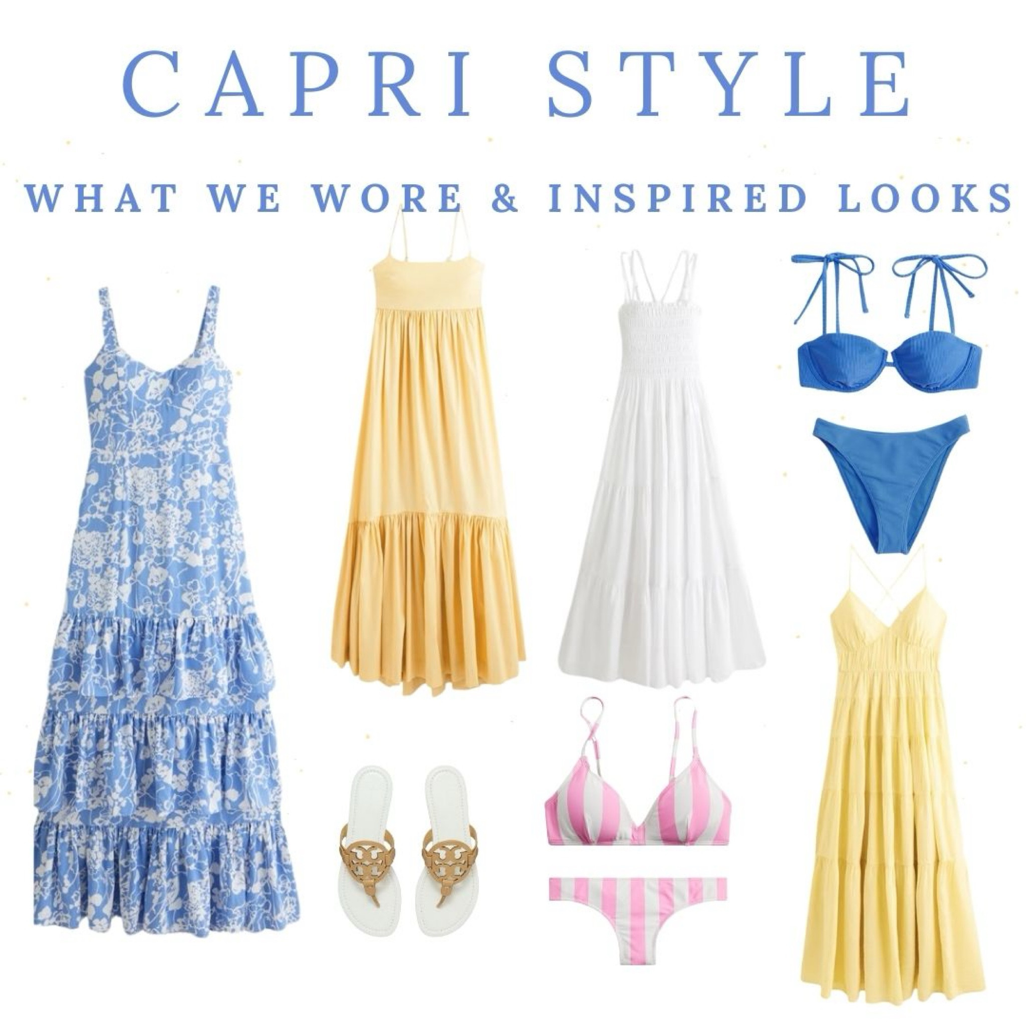 Capri Moments….

If you’re looking to spend a day in Capri, we took the ferry over from the Positano Pier and then used @CostanzoCapri to take a boat ride back to our hotel. 

Tour the ancient Blue Grotto with @bluegrottotours (must do) and then eat lunch where our guide recommended, @panoramacapri. This is sort of a secret restaurant with beautiful views and not as crowded. Also look at Hotel La Palma, the only five star hotel with a private beach on Capri. They have a patio restaurant and bakery open to the public which is also amazing.  Shop at Capri Square… they have everything from Louis Vuitton and Chanel to local boutiques. 

We used local guide, Alessandro, who was INCREDIBLE. He has a degree in tourism but is from the area and knows all of the history, places to go and things to see. He also does walking and guided tours of the area. 

Grace’s dress is from local Italian @cb_positano , a viral shop here but looks exactly like the Abercrombie dresses (they don’t have AF here so many brands have similar.) My dress is the 2023 LoveShackFancy Ayala (you may be able to find it in other colors) but I linked similar dresses here. 

#LTKTravel #LTKSeasonal #LTKStyleTip