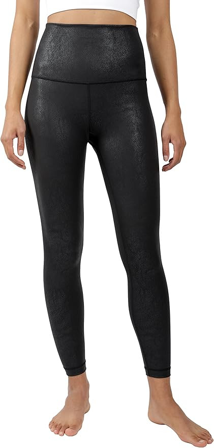 90 Degree By Reflex High Waist Tummy Control Interlink Squat Proof Ankle Length Leggings | Amazon (US)