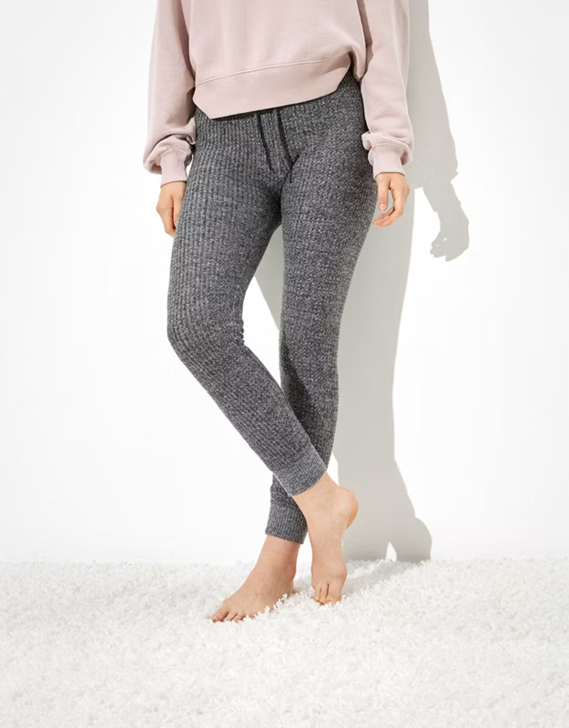 AE Super High-Waisted Waffle Plush Legging | American Eagle Outfitters (US & CA)