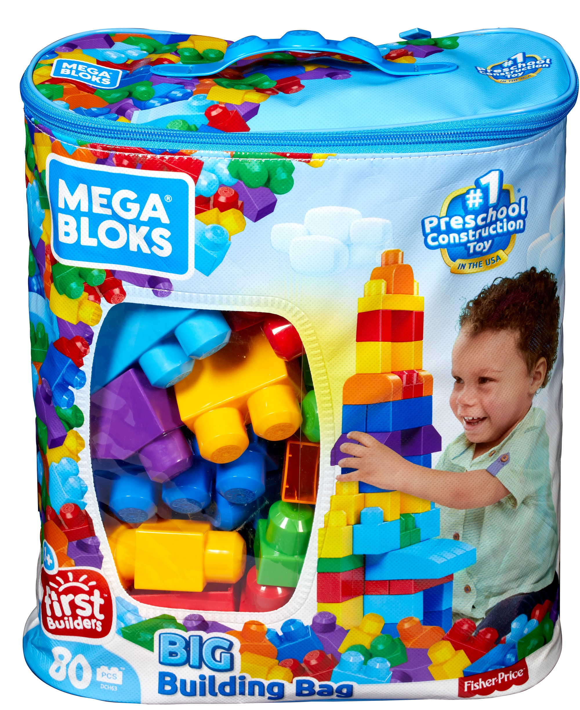 Mega Bloks First Builders Big Building Bag with Big Building Blocks, Building Toys for Toddlers (... | Walmart (US)