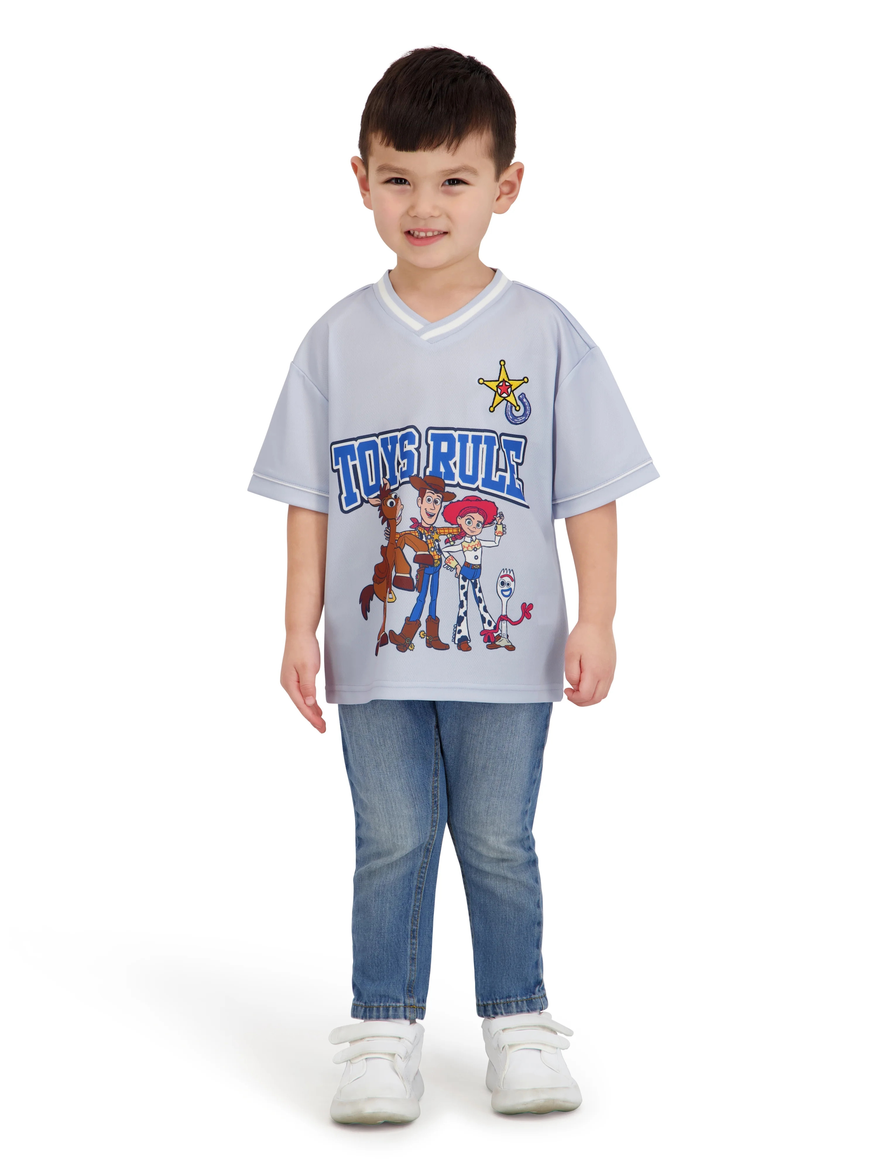 Toy Story Toddler Boy Short Sleeve Jersey, Sizes 12 Months-5T | Walmart (US)