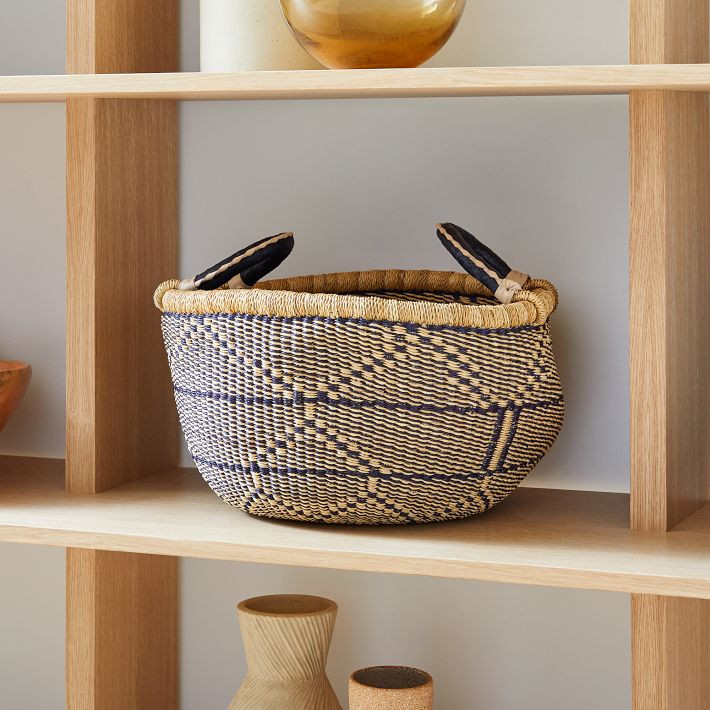 Big Blue Moma Bolga Baskets | West Elm (US)