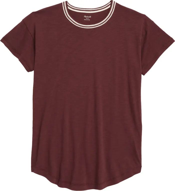 Whisper Cotton Ringer T-Shirt | Nordstrom