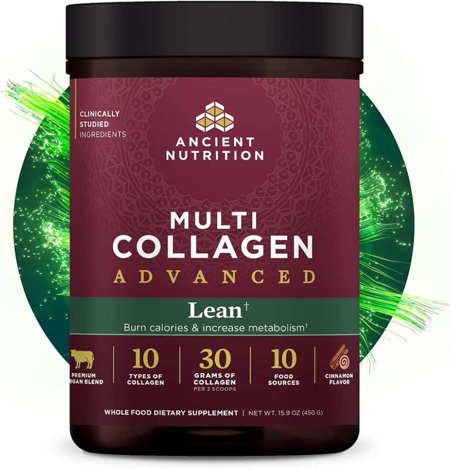 Ancient Nutrition Advanced Hydrolyzed Collagen Peptides Powder Protein Lean with Probiotics and V... | Amazon (US)