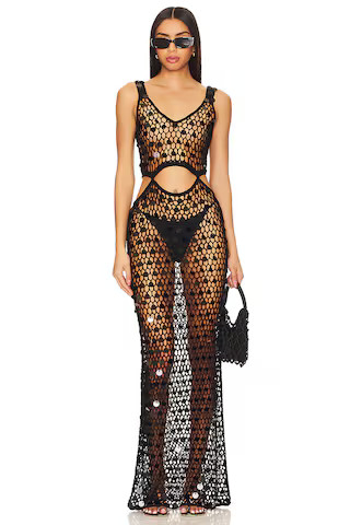 superdown Elena Maxi Dress in Black from Revolve.com | Revolve Clothing (Global)