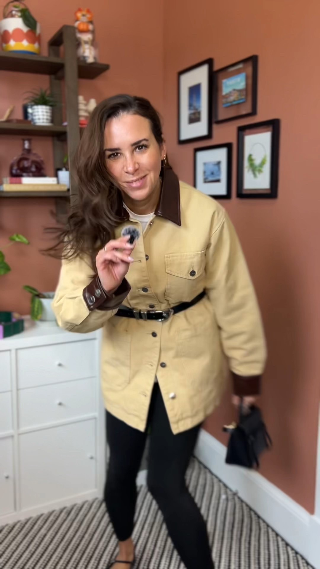 Fall style. Barn jacket. Rent the runway. Tam jacket. Ballet flats. Mary jane. Black shoe. Leather shoe. Black leather Mary Jane. Belted jacket.

#LTKShoeCrush #LTKStyleTip #LTKSaleAlert