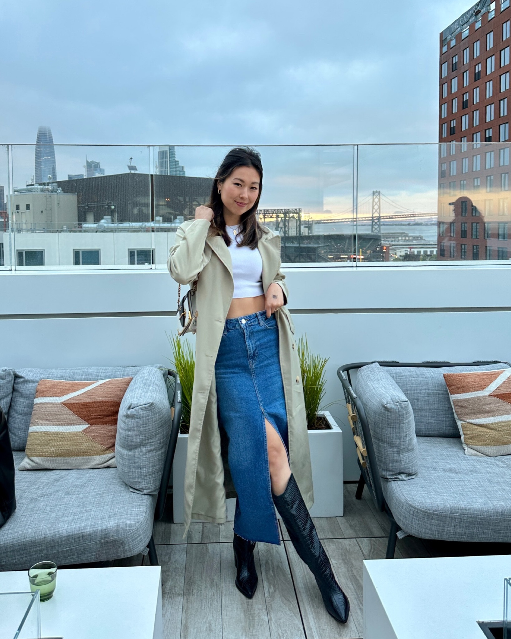 Currently loving oversized trench coats, which are perfect for fall! 