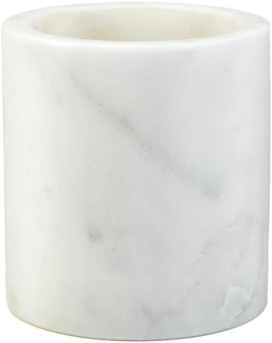Serene Spaces Living 4" Agra Cylindrical Marble Vase for Home Decor, Perfect for Table Centerpiec... | Amazon (US)