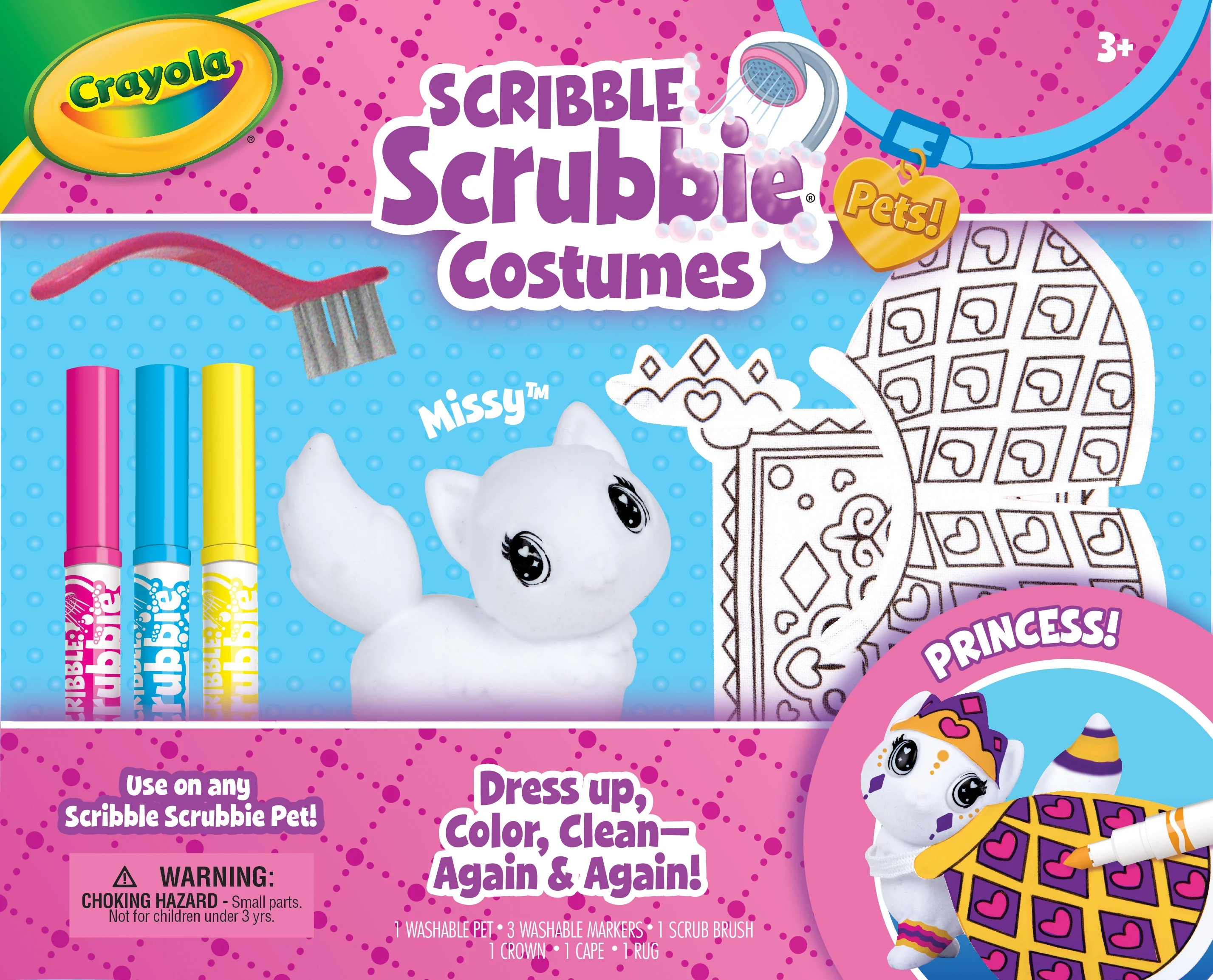 Crayola Scribble Scrubbie Princess Costume Playset, Toy for Kids, Gift - Walmart.com | Walmart (US)