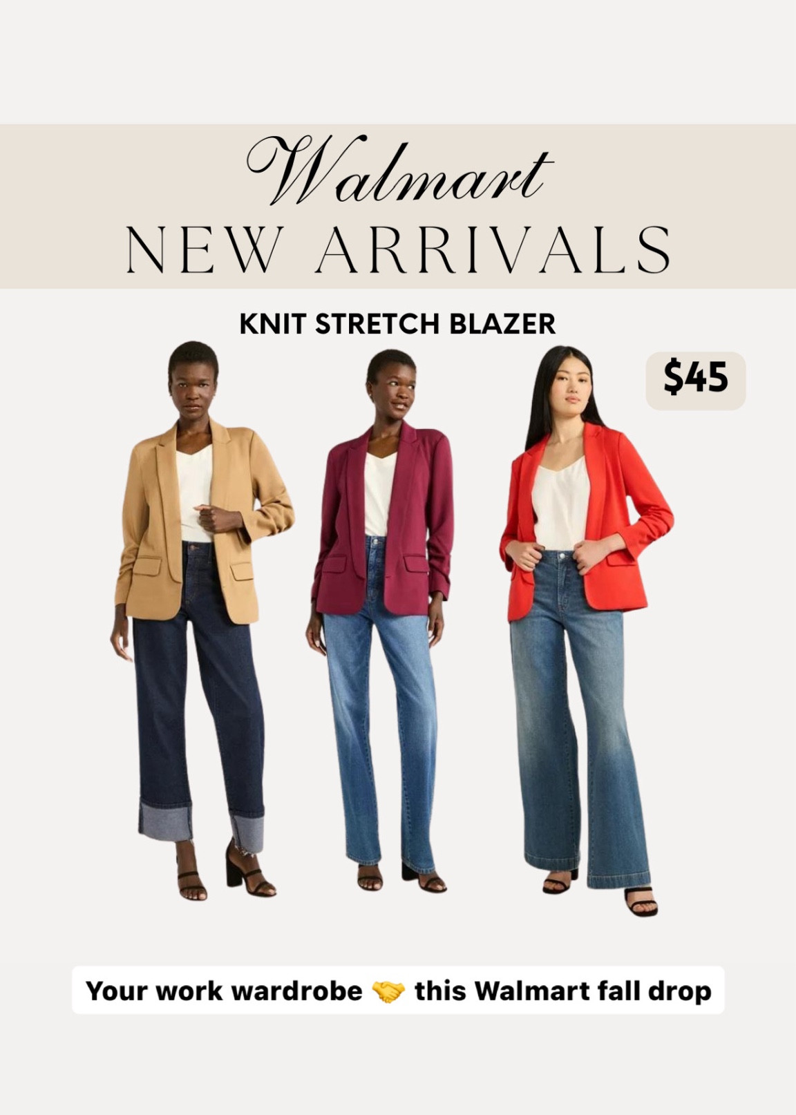 Walmart Blazers for Fall 2024 #workwear #backtoschool #businesscasual #teacheroutfitinspo #falloutfit #professionaloutfit #affordableoutfit #walmartfashion #walmartblouse #walmartskirt #LTKBacktoSchool

#LTKBacktoSchool #LTKWorkwear #LTKFindsUnder50