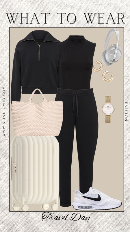 What to wear for traveling. Comfortable and stylish Airport outfit idea. 

#LTKstyletip #LTKtravel #LTKU