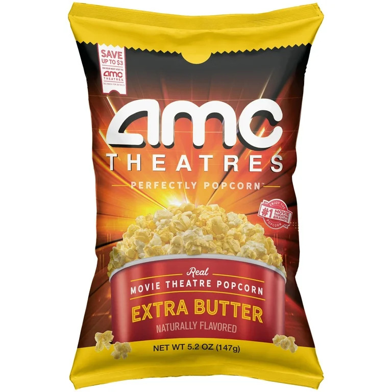 AMC Theatres Ready to Eat Popcorn, Extra Butter | Walmart (US)
