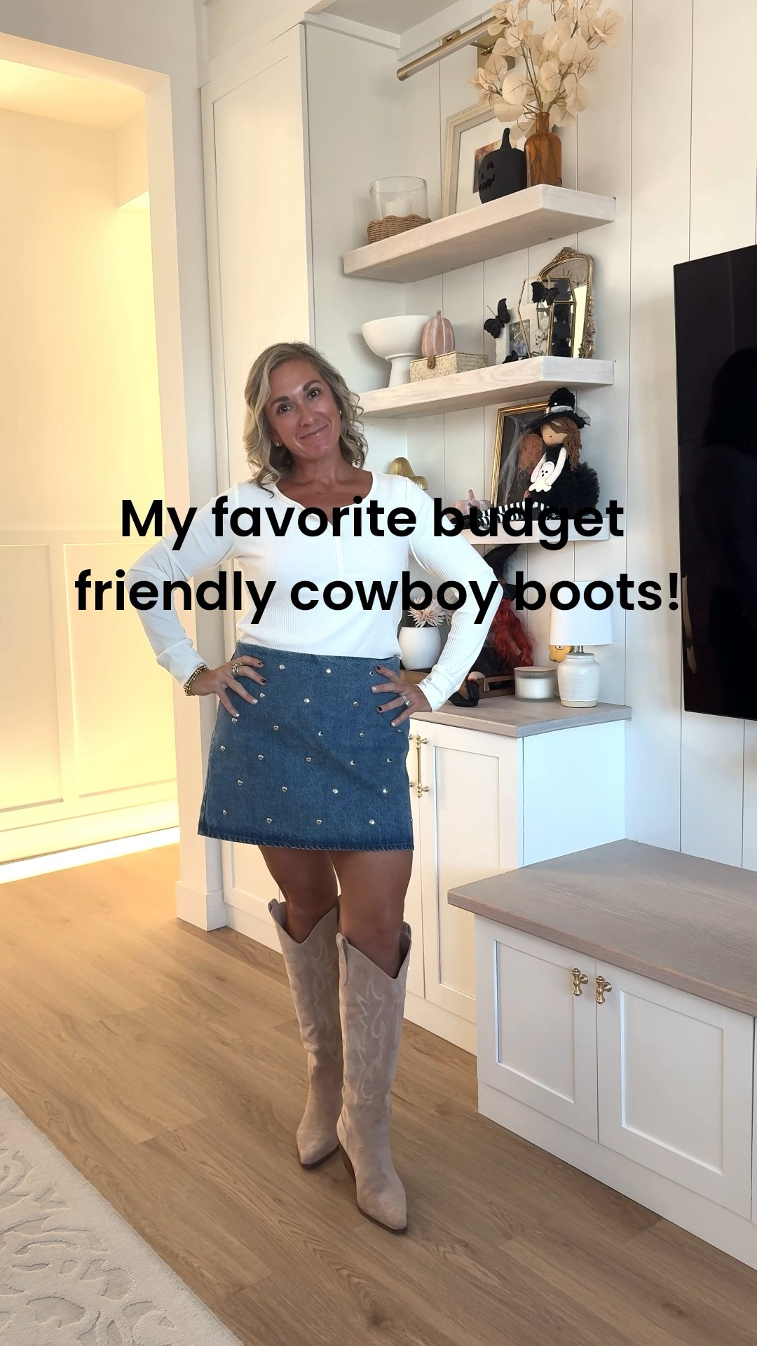 My absolute favorite budget friendly cowboy boots! They are so comfy and run true to size! They are available in so many colors and also come in a wide calf option! 

#LTKOver40 #LTKShoeCrush #LTKStyleTip