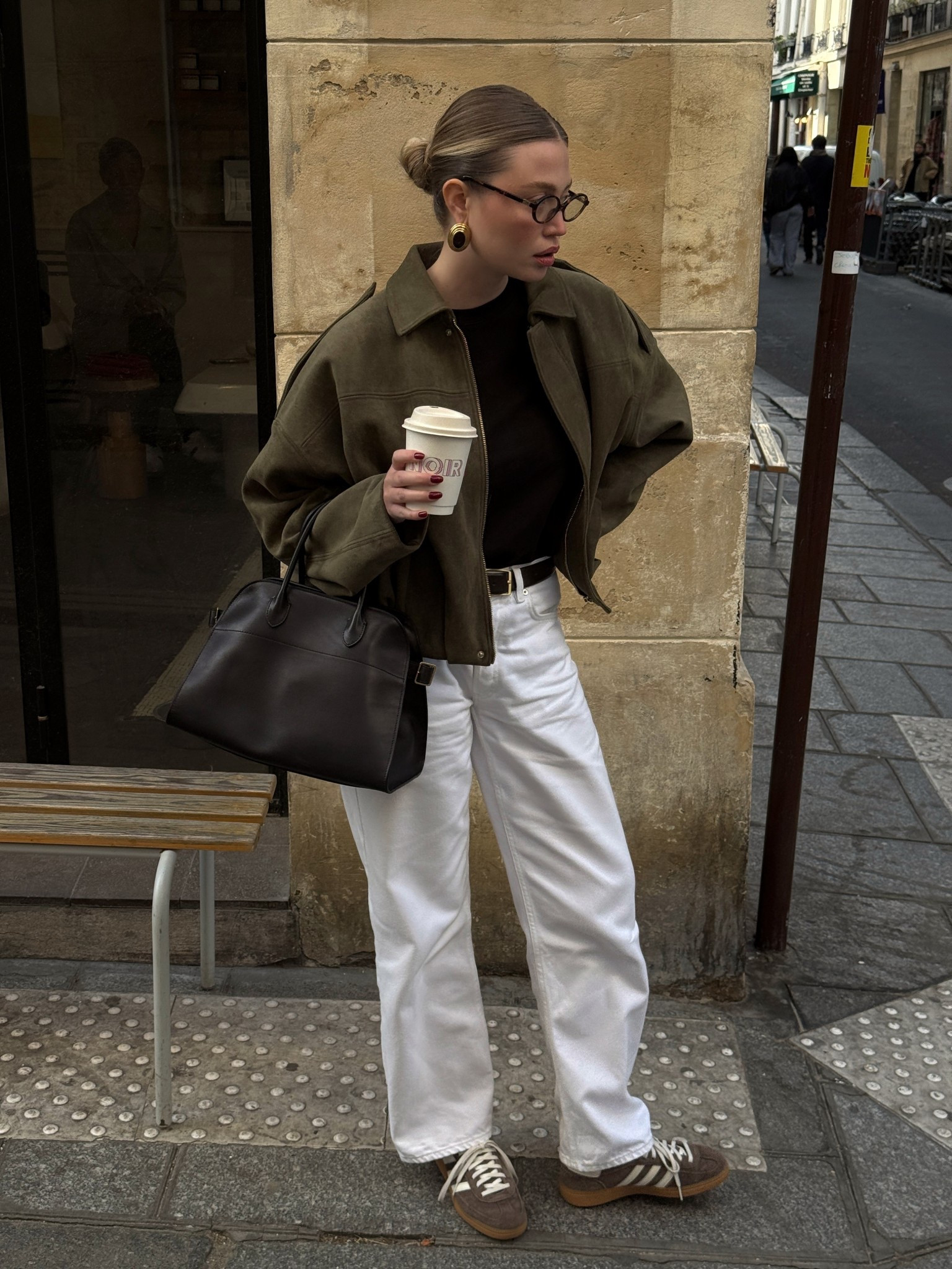 Little miss coffee spot

#suede #jacket #kaki #brown 

#LTKspring #LTKfrance #LTKeurope