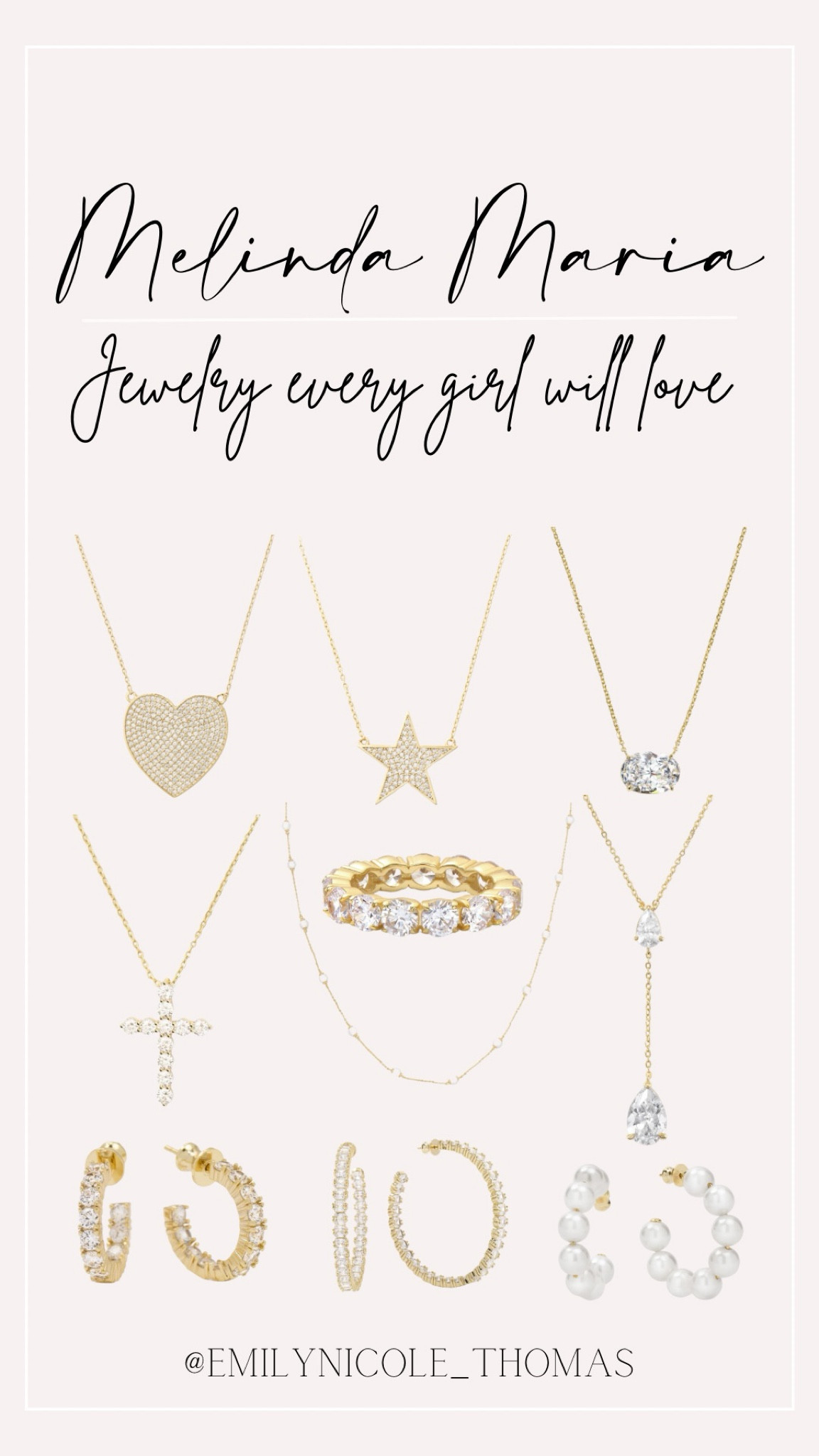 Just found this new jewelry company I’m absolutely obsessed with✨ They have the most beautiful pieces at great, affordable prices!!

Discount Code: EMILYT 

Melinda Maria, necklaces, earrings, rings#LTKHoliday #LTKGiftGuide

#LTKstyletip