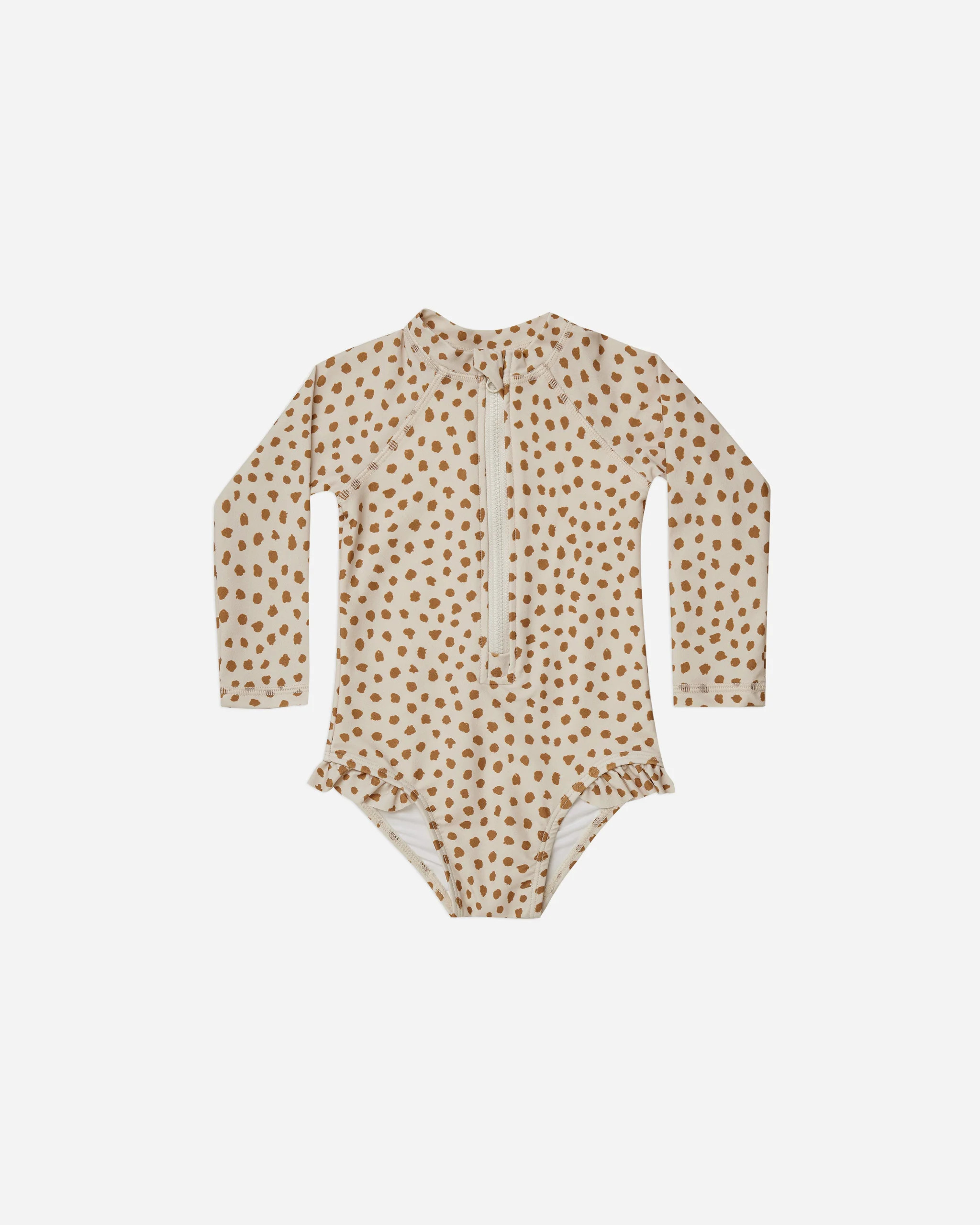 rash guard one-piece || spots | Rylee + Cru
