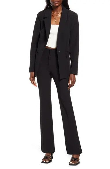 Open Edit Fitted Blazer | Nordstrom