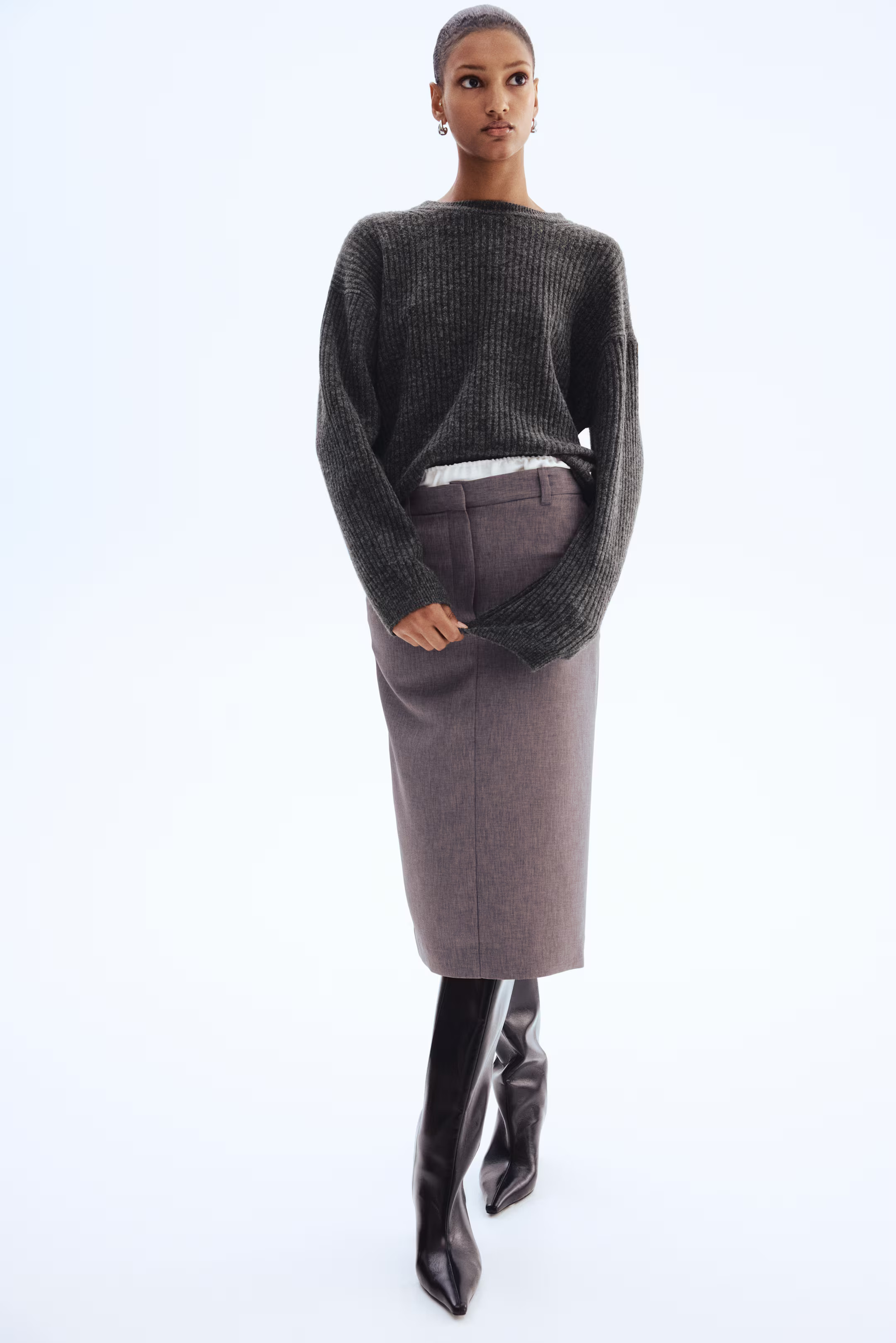 Rib-Knit Sweater | H&M (US + CA)