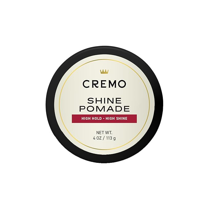 Cremo Hair Pomade for Men - Premium Barber Grade Pomade, High Hold & Shine, Hair Styling, 4 Oz | Amazon (US)