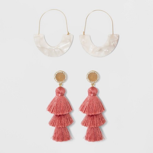 Target/Women/Women's Jewelry/Earrings‎product description pageSUGARFIX by BaubleBar On-Trend Dr... | Target