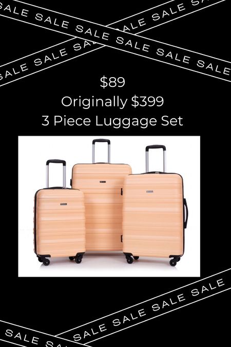 Such a great deal for a 3 set of luggage! 

#LTKGiftGuide #LTKHoliday #LTKCyberWeek