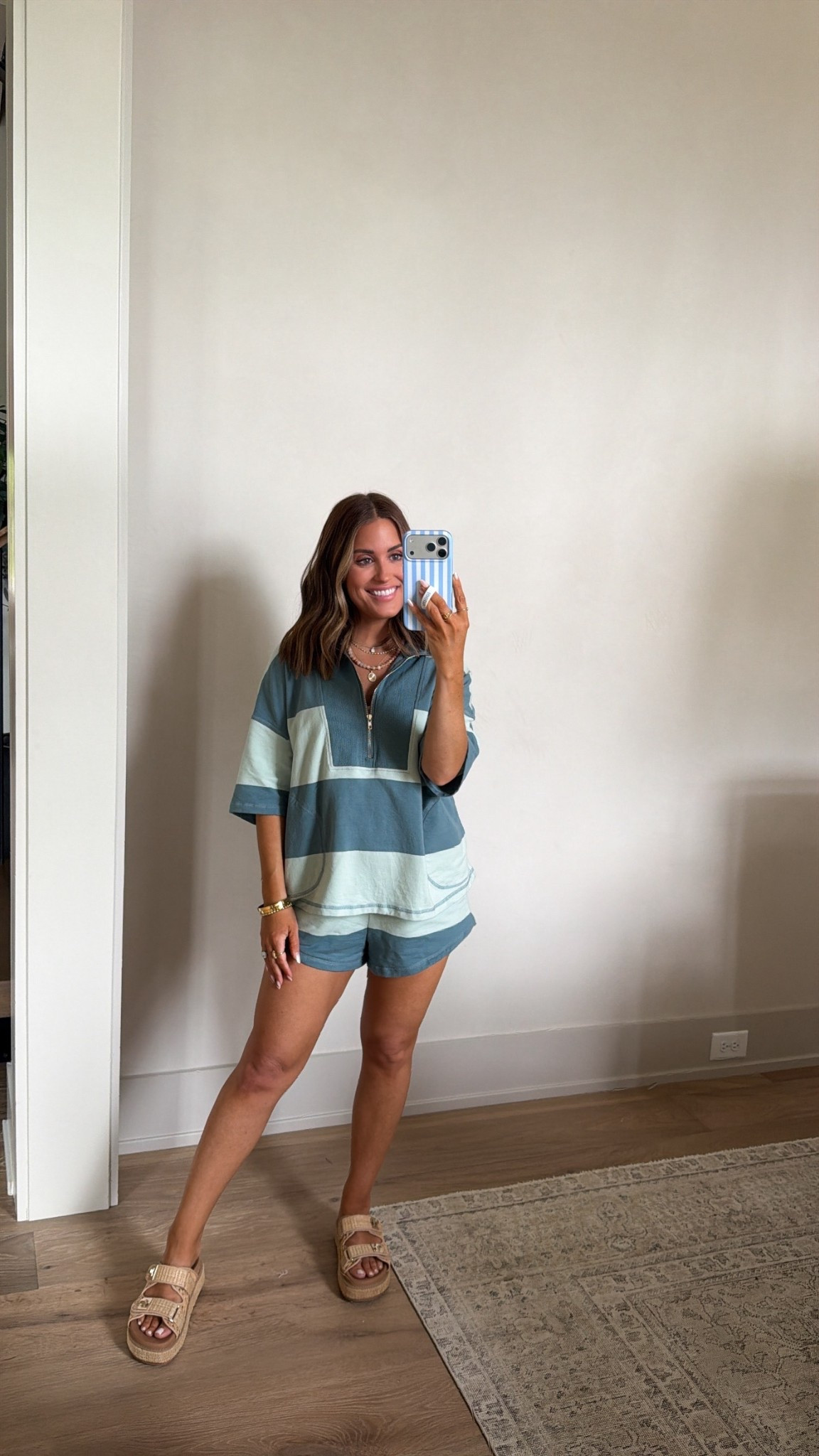 Just got my Amazon order in with lots of comfy everyday sets I can wear this summer- currently 16 weeks pregnant, and love these easy and comfy outfit looks! I’m wearing an xs in this set 

#LTKootd #LTKPetite #LTKSeasonal