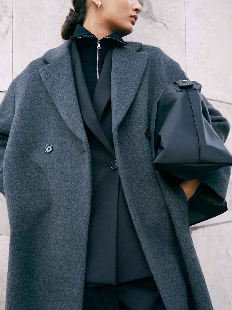 Double-Breasted Wool Coat | ARKET (US&UK)