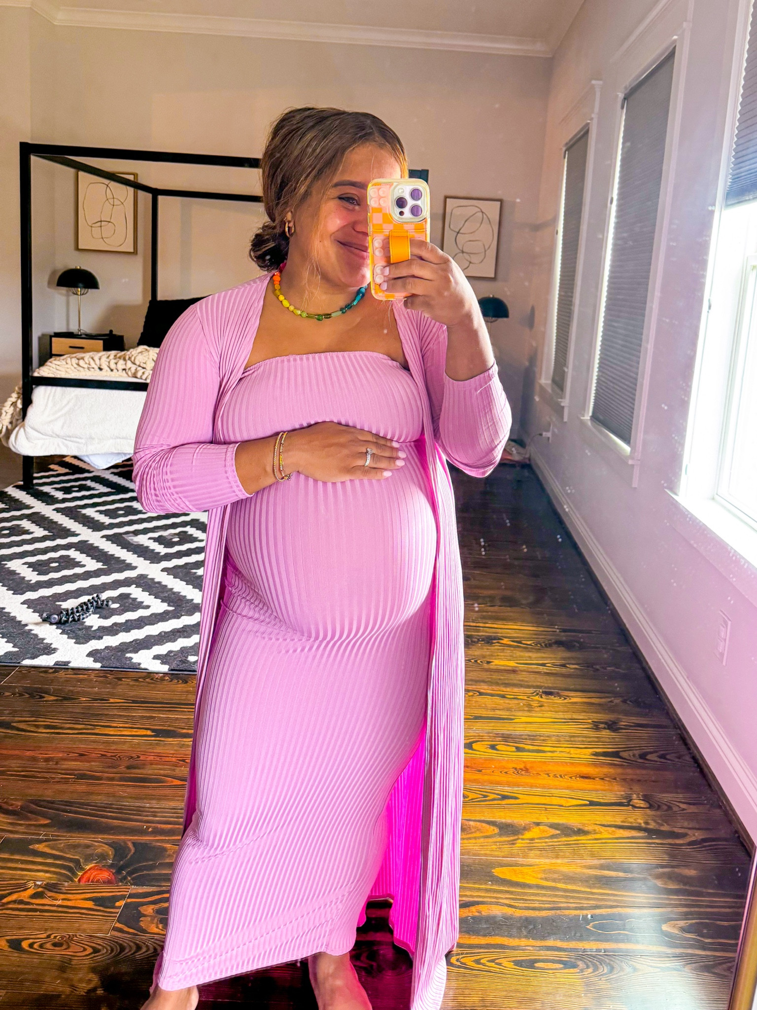 MATERNITY SET: I haven’t purchased a lot of maternity pieces, but this dress hugs and shapes your bump so well! Comes with the cardigan as well. Wearing a small!

#LTKfindsunder100 #LTKbump